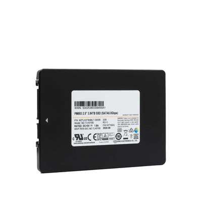 TB 6Gb/S 2,5" de MZ7LH3T8HMLT Samsung PM883 3,84 movimentação de circuito integrado do bocado de AES 256
