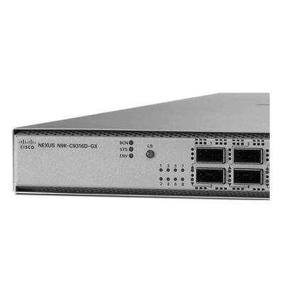 N9K-C9316D-GX Datacom Switches com 16p 400/100G QSFP-DD RJ-45 SFP 4 Núcleos CPU 128GB SSD