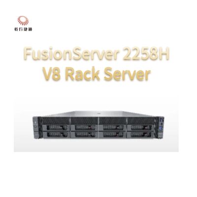 Sistema de armazenamento flash do servidor rack FusionServer 2258H V8, servidor com CPU Xeon