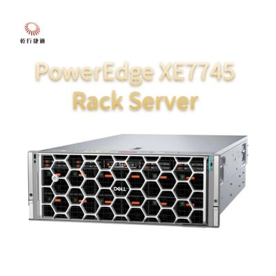 Servidor em Rack PowerEdge XE7745 Aceleração de IA flexível O PowerEdge XE7745 capacita insights de IA empresariais com configurações flexíveis de GPU PCIe refrigeradas a ar para inferência e ajuste fino de modelos