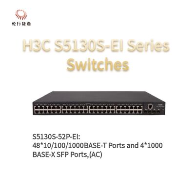 Switches de Acesso Gigabit Aprimorados da Série H3C S5130S-52P-EI