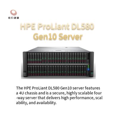 Servidor de Rack HPE DL580 Gen10 4U CPU Xeon Gold 5218R 32/64GB de Memória