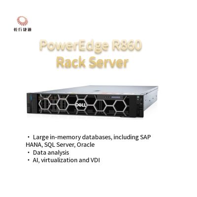 PowerEdge R860 Rack Server Processador Intel Xeon 2u Fornecedores de Rack de Servidores