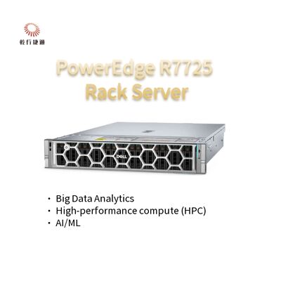 Servidor de negócios acessível para venda PowerEdge R7725 Rack Server