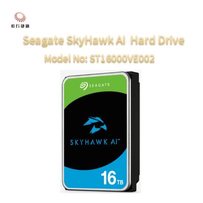 Disco Rígido de Vídeo Seagate SkyHawk AI Modelo Nº: ST16000VE002