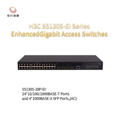 H3C S5130S-EI Série S5130S-28P-EI-H1 Interruptores de Acesso Gigabit Aprimorados
