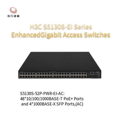 H3C S5130S-EI Série S5130S-52P-PWR-EI-AC Switches de Acesso Gigabit aprimorados