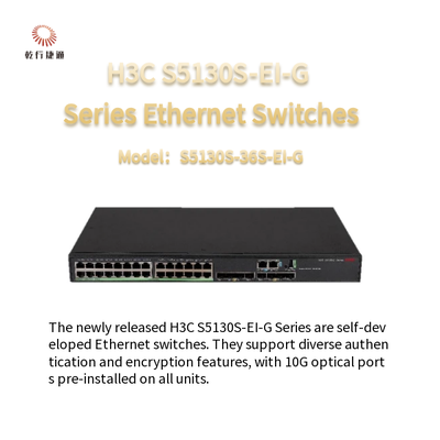 H3C S5130S-EI-G Série S5130S-36S-EI-G Switches Ethernet de alto desempenho