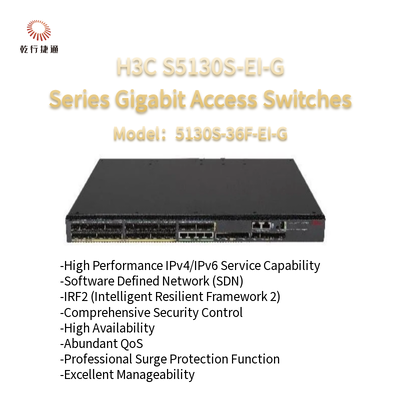 H3C S5130S-EI-G Série S5130S-36F-EI-G Interruptores de Acesso Gigabit Aprimorados