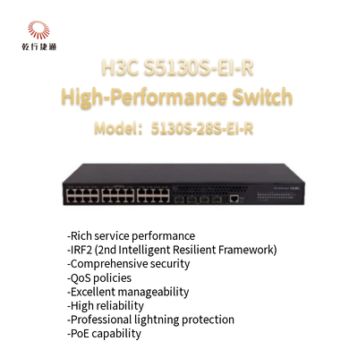 H3C S5130S-EI-R 5130S-28S-EI-R Switch Ethernet Gigabit de alto desempenho de última geração