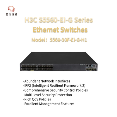 H3C S5560-EI-G Série 5560-30F-EI-G-H1 Comutadores Ethernet de Alto Desempenho
