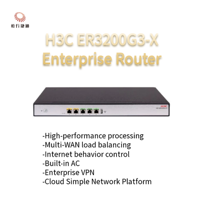 Roteador corporativo de alto desempenho de nova geração H3C ER3200G3-X