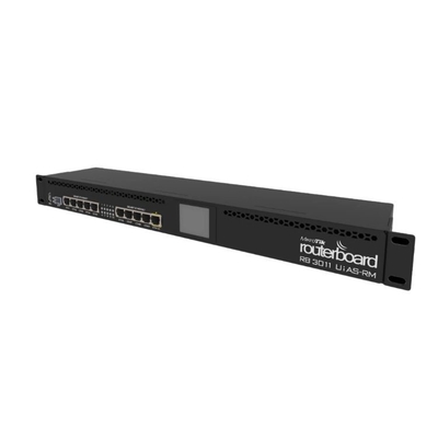 Ponto de entrada de RB3011UiAS-RM 1GB RAM Datacom Switches para fora no processador central 2x1.4GHz do porto 10