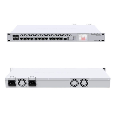 EM Rackmount do router 8GB RAM CCR1036 12G 4S do núcleo da nuvem de 1U Mikrotik