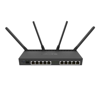 Router Rb4011 do processador central Mikrotik do núcleo 1.4Ghz do quadrilátero de SFP+ 10Gbps MikroTik RB4011