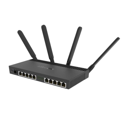 Router Rb4011 do processador central Mikrotik do núcleo 1.4Ghz do quadrilátero de SFP+ 10Gbps MikroTik RB4011