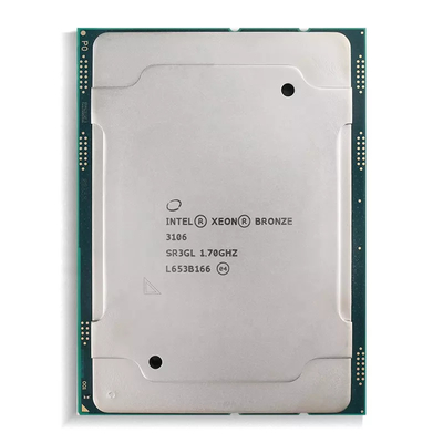núcleo de bronze do gigahertz 8 do processador 1,70 de 11M Cache Intel Xeon 3106