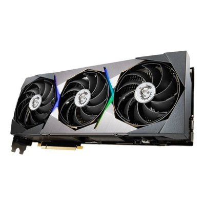 Bocado da placa gráfica 384 do jogo de MSI GeForce RTX 3080 SUPRIM X 12G não LHR