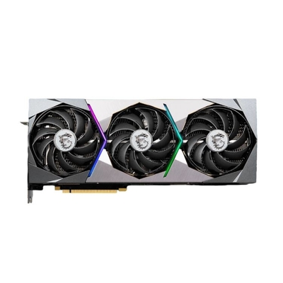 Bocado da placa gráfica 384 do jogo de MSI GeForce RTX 3080 SUPRIM X 12G não LHR
