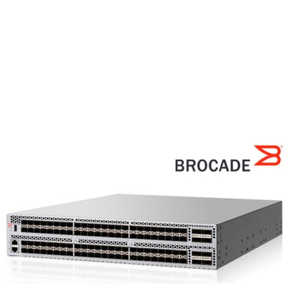 Interruptor de canal 16 32 e 64 da fibra de brocado 6510 da rede da área de armazenamento Gbit