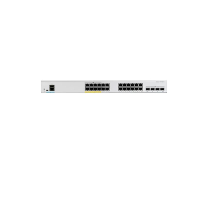 C1000-24T-4G-L Interruptor de rede empresarial 24 portas POE Fornecimento de energia 4 SFP Uplink Interfaces
