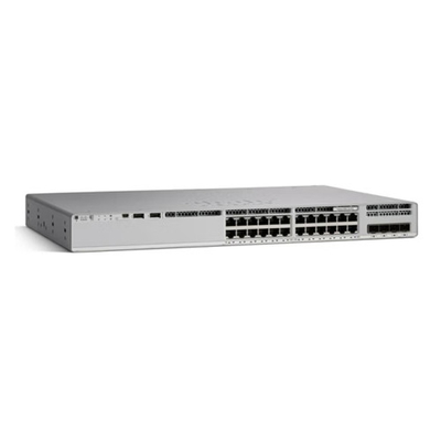 Série C9200L Cisco Network Switch Layer 2 Access Enterprise Gigabit 24 Port 4x 1/10G Uplinks fixos C9200L-24T-4X-E
