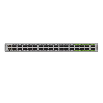 N9K-C9332D-GX2B cisco 10 Gigabit Ethernet Switch com 32p 400/100-Gbps QSFP-DD portas e 2p 1/10 SFP + portas
