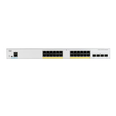 Interface de acesso Cisco C1000-24P-4X-L 24Gigabit Ethernet RJ45 PoE+ Uplink 4 SFP+ 195W