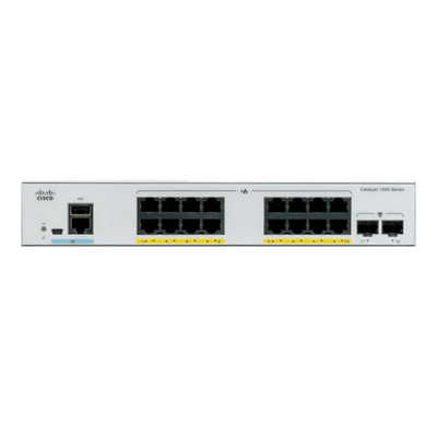 Cisco C1000-16T-E-2G-L Gigabit Ethernet de classe empresarial Layer 2 switches 16 portas Gigabit uplink interface 2 SFPs