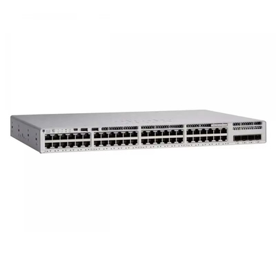 Switch original CISCO C9200 Série C9200L-48P-4X-E C9200L 48-PORT PoE+ 4 x 10G Switch essencial de rede