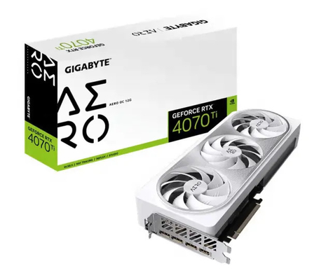 rand Nova NVIDIA GeForce RTX 4070 TIAERO OC 12G GPU Desktop PCI Express Interface HD DP DisplayPort Saída 8GB Video Memo