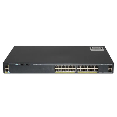 Cisco WS-C2960X-24PS-L 24 portas Gigabit Ethernet POE rede Switch