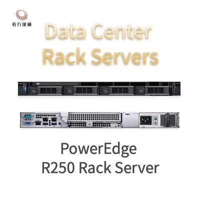 1U PowerEdge R250 Rack Server Personalização Premium