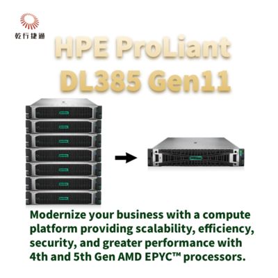 HPE ProLiant DL385 Gen11 Servidor 1u Servidor de armazenamento Envio da China