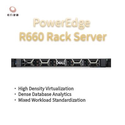 Dell PowerEdge R660 Rack Server, sistema de armazenamento flash, servidor de CPU Xeon, servidor de armazenamento personalizado