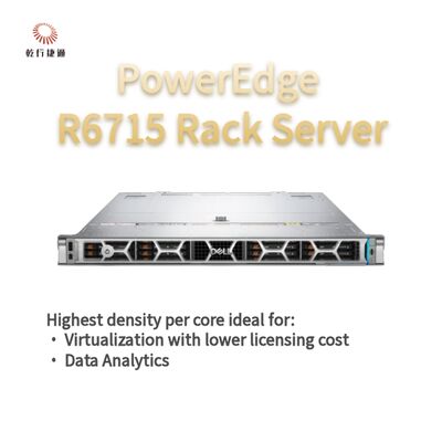 Dell PowerEdge R6715 Rack Server, servidor de armazenamento personalizado, servidor de duas vias