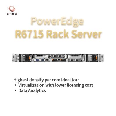 Dell PowerEdge R6715 Rack Server, servidor de armazenamento personalizado, servidor de duas vias