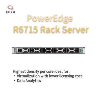 Dell PowerEdge R6715 Rack Server, servidor de armazenamento personalizado, servidor de duas vias