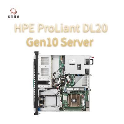 HPE ProLiant DL20 Gen10 Servidor Compacto Versátil para empresas de cadeia de varejo, servidor de 2 vias, servidor de armazenamento de dados