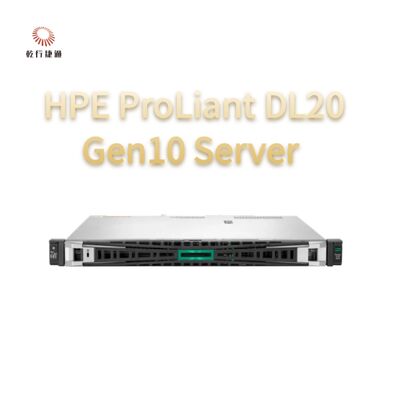HPE ProLiant DL20 Gen10 Servidor Compacto Versátil para empresas de cadeia de varejo, servidor de 2 vias, servidor de armazenamento de dados