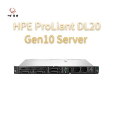 HPE ProLiant DL20 Gen10 Servidor Compacto Versátil para empresas de cadeia de varejo, servidor de 2 vias, servidor de armazenamento de dados