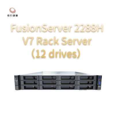 Servidor de Rack FusionServer 2288H V7 (12 drives) Desempenho Robusto, Alta Confiabilidade e Segurança, Economia de Energia Eficiente e O&M Inteligente