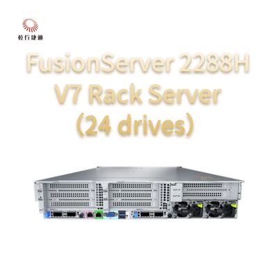 FusionServer 2288H V7 Rack Server ((24 unidades) Robusto desempenho, 8 núcleo processador Intel, servidor de armazenamento de dados
