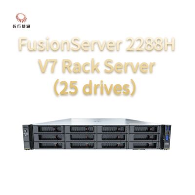 Servidor de Rack FusionServer 2288H V7 (25 unidades) Desempenho Robusto, Alta Confiabilidade e Segurança, Economia de Energia Eficiente e O&M Inteligente
