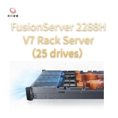 Servidor de Rack FusionServer 2288H V7 (25 unidades) Desempenho Robusto, Alta Confiabilidade e Segurança, Economia de Energia Eficiente e O&M Inteligente