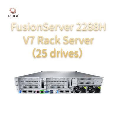 Servidor de Rack FusionServer 2288H V7 (25 unidades) Desempenho Robusto, Alta Confiabilidade e Segurança, Economia de Energia Eficiente e O&M Inteligente