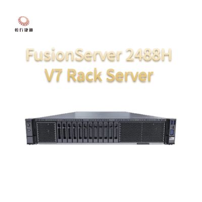 FusionServer 2488H V7 Rack Server 8 processador Intel de núcleo, servidor de armazenamento de dados