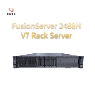 FusionServer 2488H V7 Rack Server 8 processador Intel de núcleo, servidor de armazenamento de dados