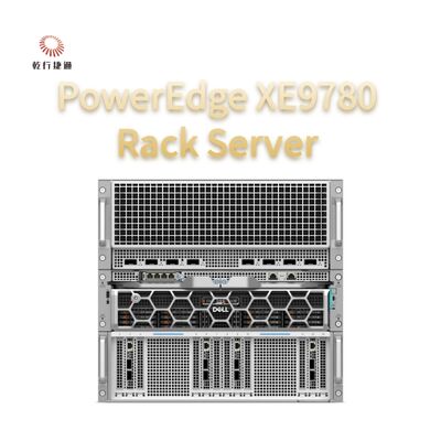 Servidor Rack PowerEdge XE9780 Projetado para treinamento e inferência de modelos de IA Servidores de IA refrigerados a ar, servidor de armazenamento personalizado, servidor de 2 vias