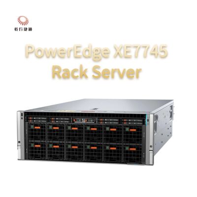 Servidor em Rack PowerEdge XE7745 Aceleração de IA flexível O PowerEdge XE7745 capacita insights de IA empresariais com configurações flexíveis de GPU PCIe refrigeradas a ar para inferência e ajuste fino de modelos